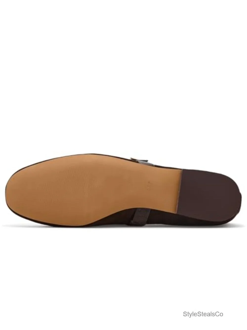 Lucia Ballet Flat Suede Round Toe Buckle Casual Flat